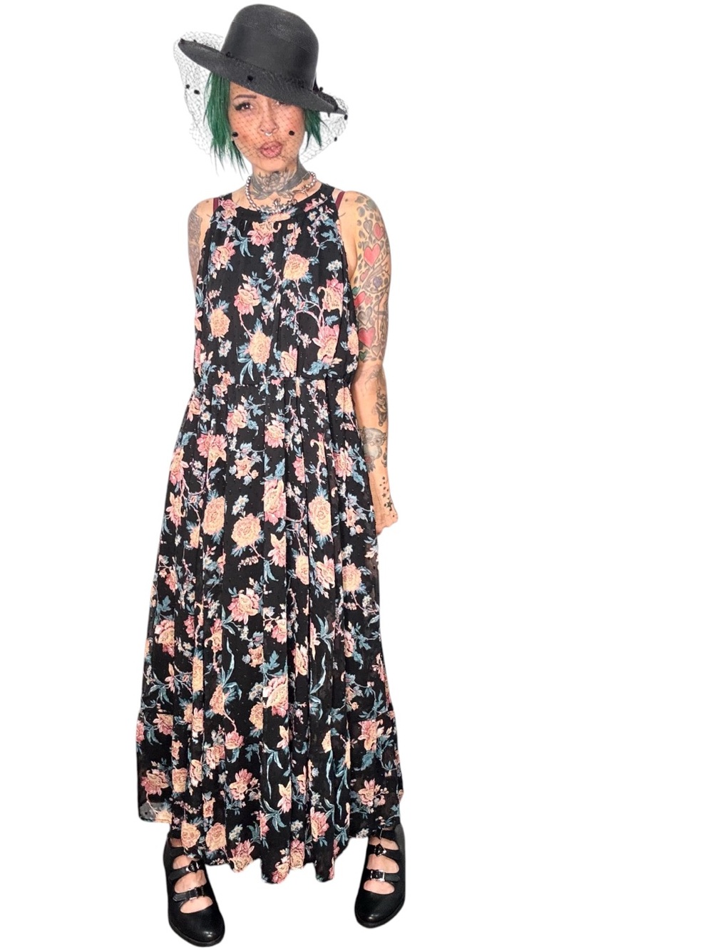 Torrid floral Whimsygoth dress